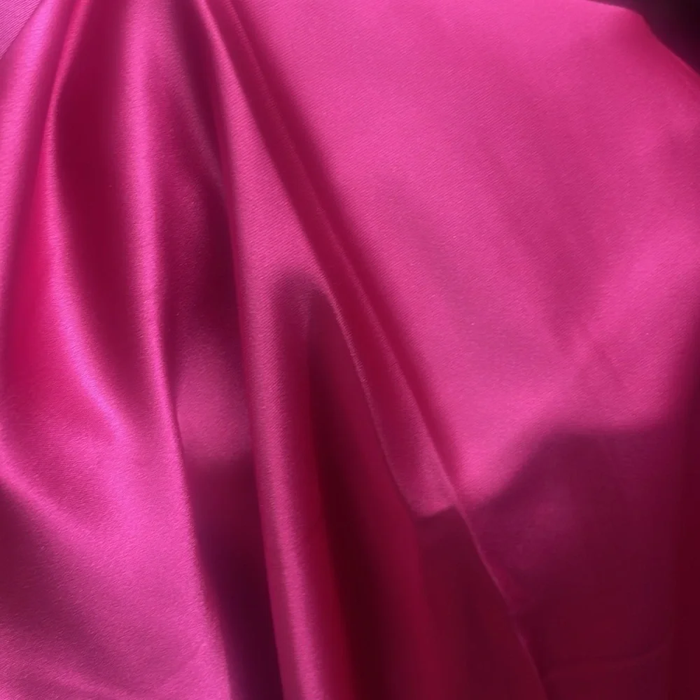 Women's Unbranded Pink Satin Midi Skirt Size M Summer Shiny